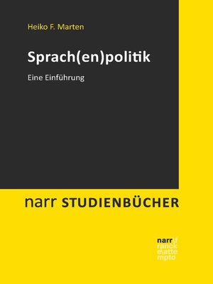 cover image of Sprachenpolitik